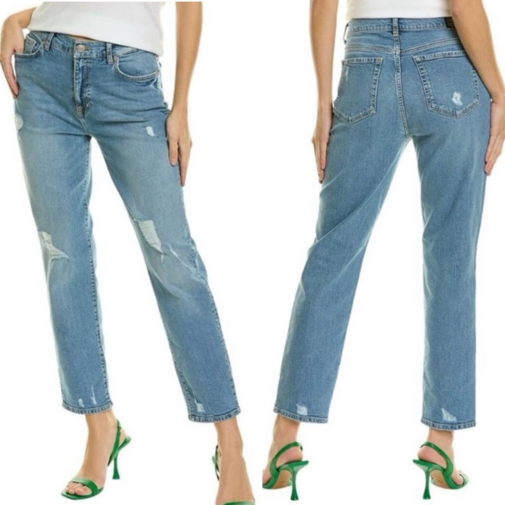 C/E by Current/Elliot Jeans Sunny Destructed Original Boyfriend NEW Size 27